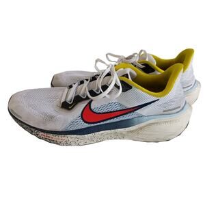 Nike Air Zoom Pegasus 41 White Psychic Blue Speed Red Men's Size 12